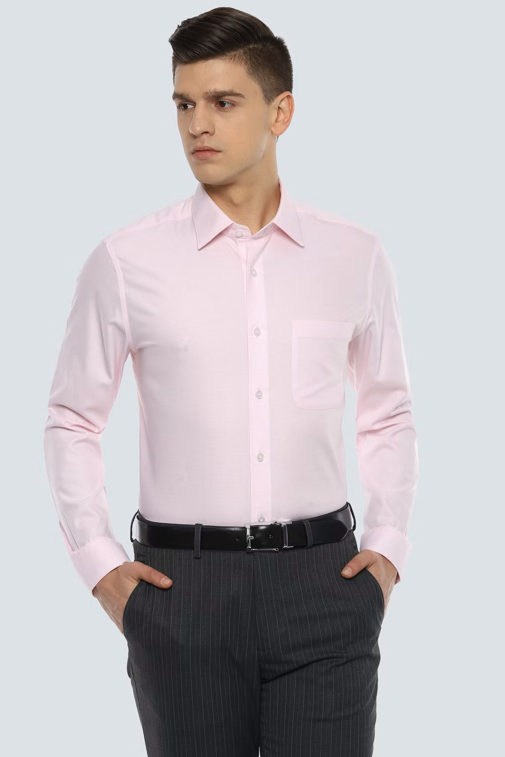 Pink Shirt For Men - Louis Philippe