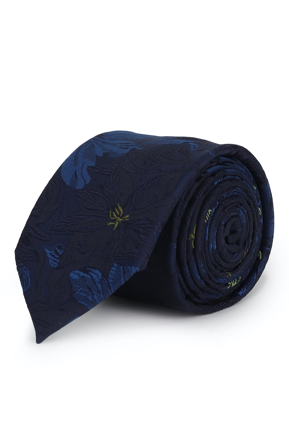 Textured Navy Tie For Men - Louis Philippe